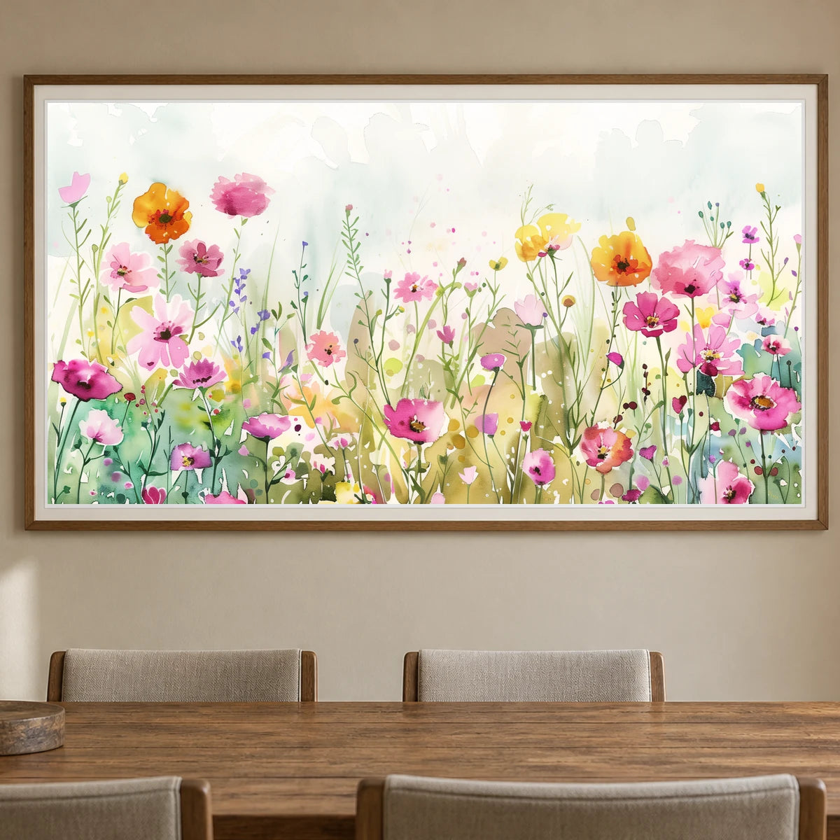 Flower Print XCIX — Flower & Botanical Prints shown in a styled interior