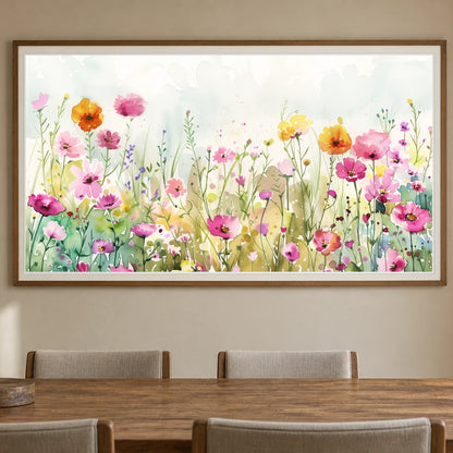 Flower Print XCIX — Flower & Botanical Prints shown in a styled interior
