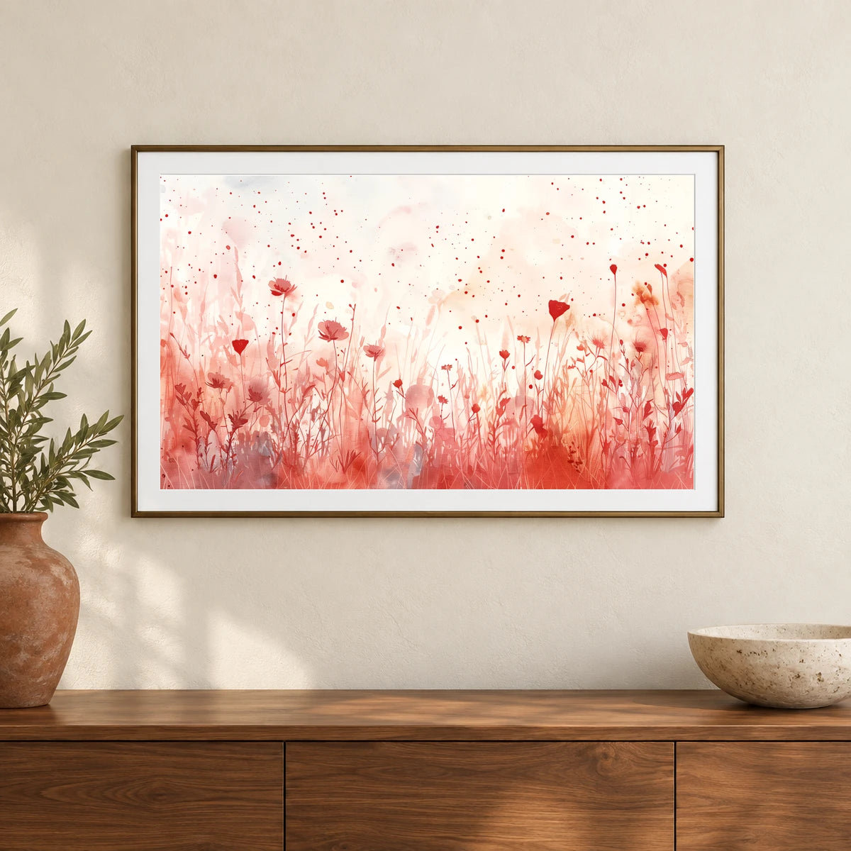 Flower Print C — Flower & Botanical Prints shown in a styled interior