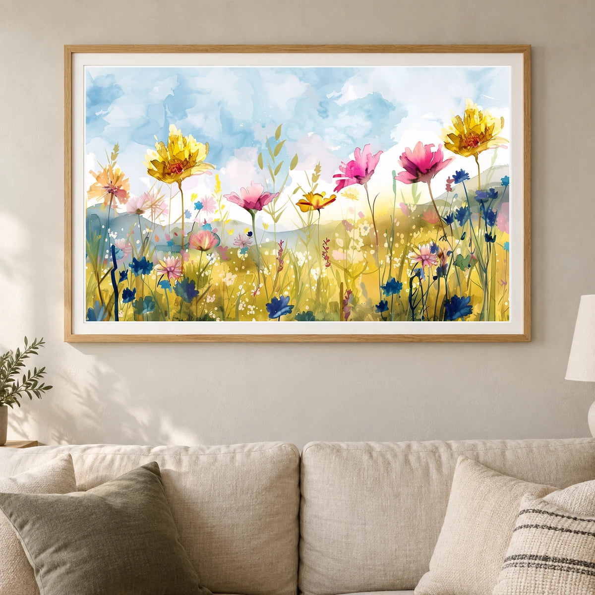 Flower Print CI — Flower & Botanical Prints shown in a styled interior