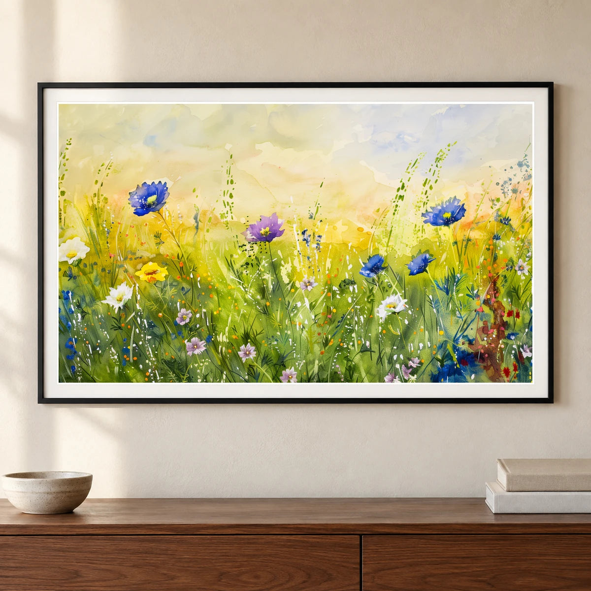 Flower Print CIII — Flower & Botanical Prints shown in a styled interior