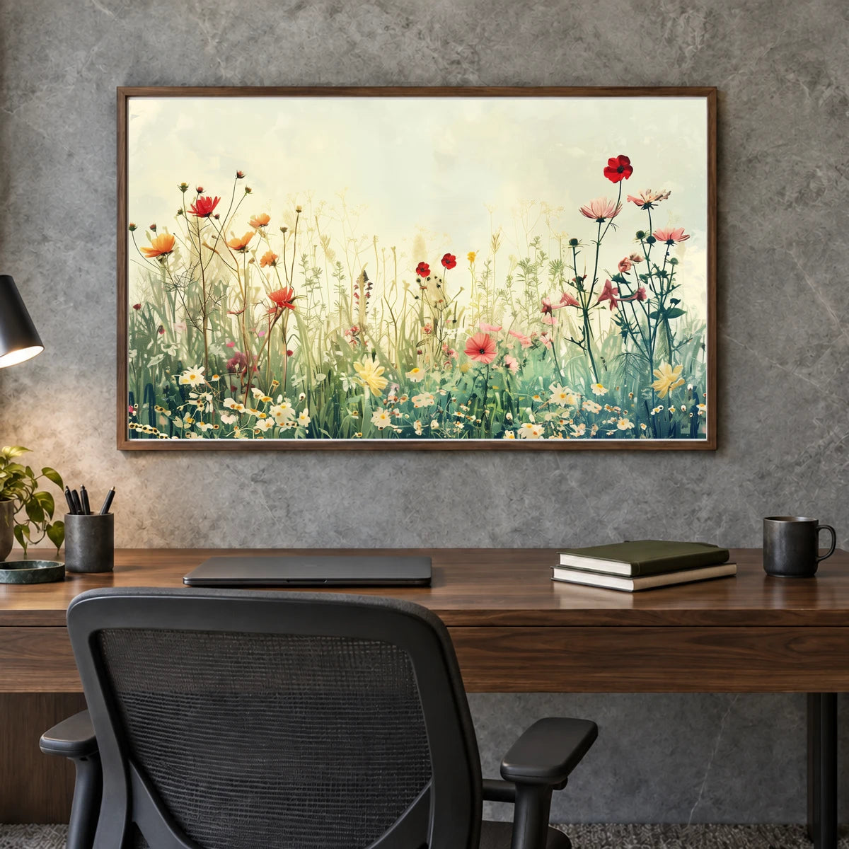 Flower Print CIV — Flower & Botanical Prints shown in a styled interior