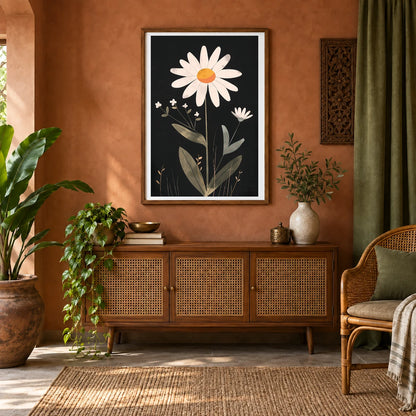 Flower Print CV — Flower & Botanical Prints shown in a styled interior