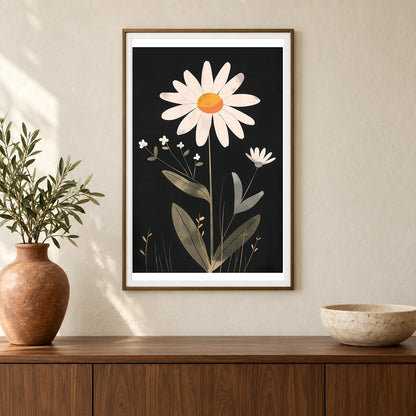 Flower Print CV — Flower & Botanical Prints shown in a styled interior