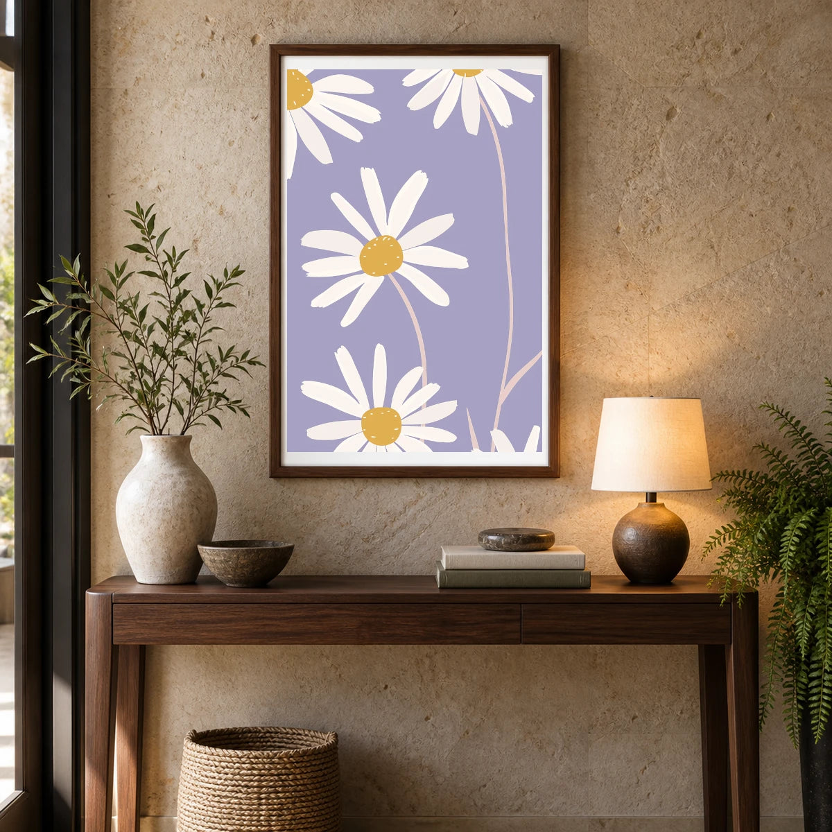 Flower Print CX — Flower & Botanical Prints shown in a styled interior