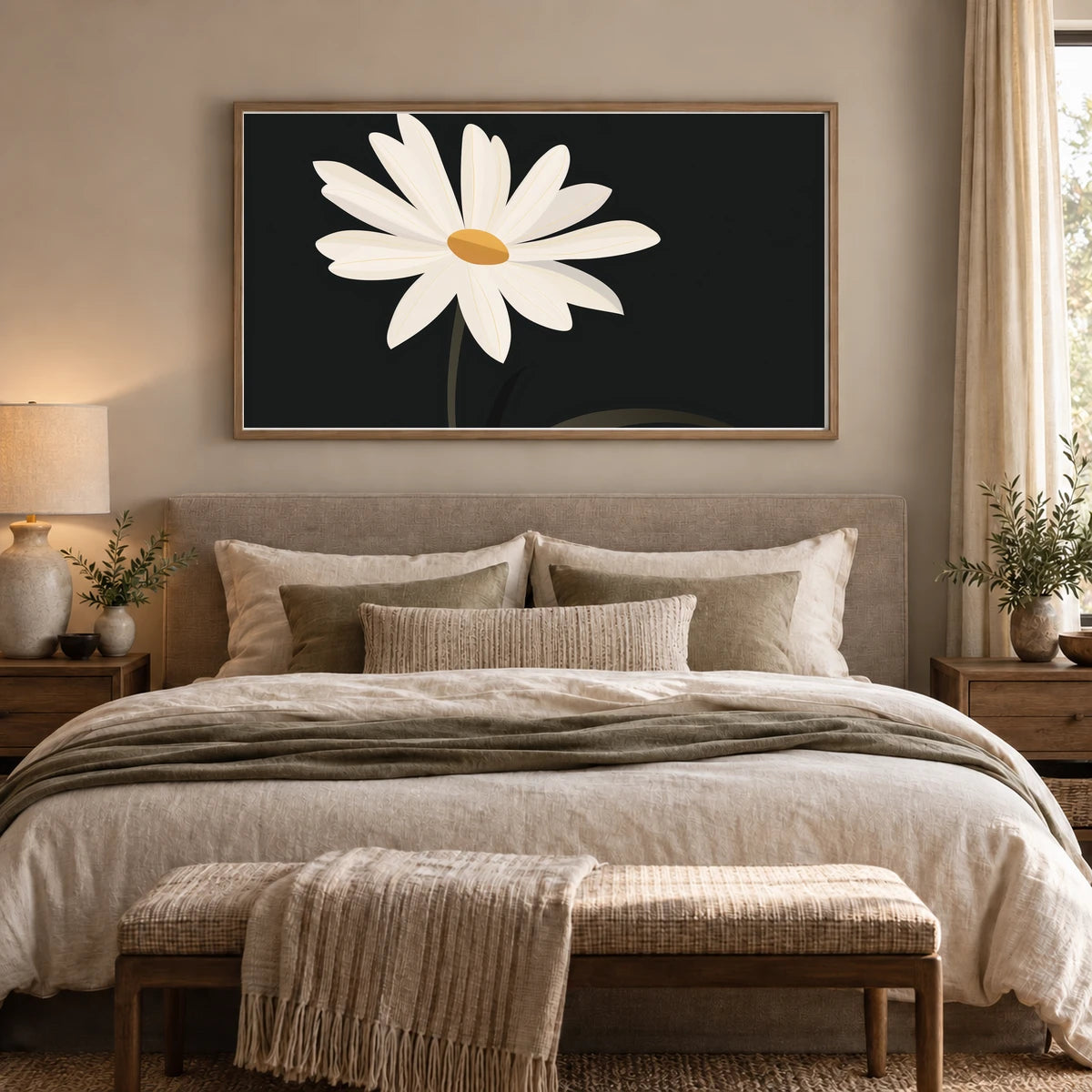 Flower Print CXI — Flower & Botanical Prints shown in a styled interior