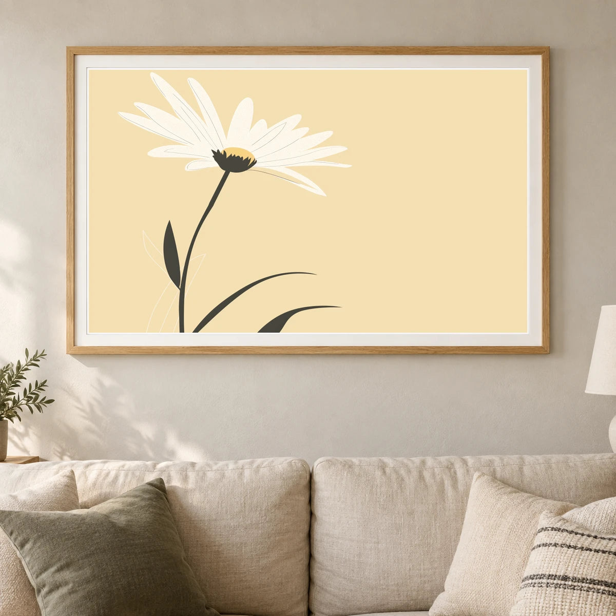 Flower Print CXII — Flower & Botanical Prints shown in a styled interior