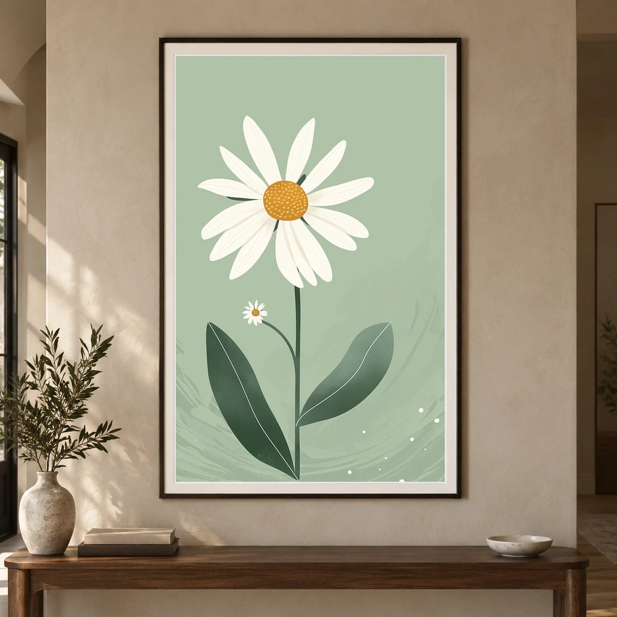 Flower Print CXV — Flower & Botanical Prints shown in a styled interior