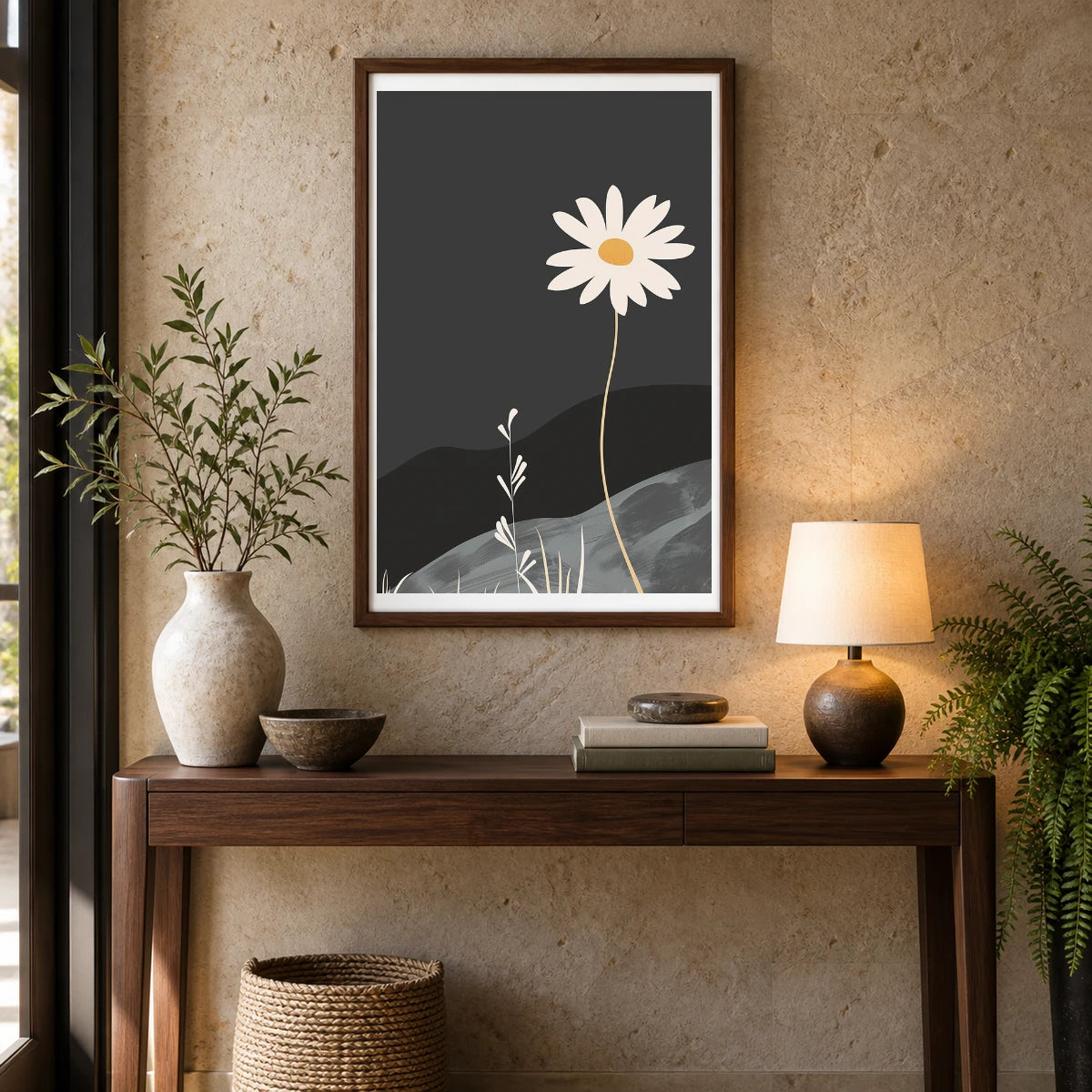 Flower Print CXVI — Flower & Botanical Prints shown in a styled interior