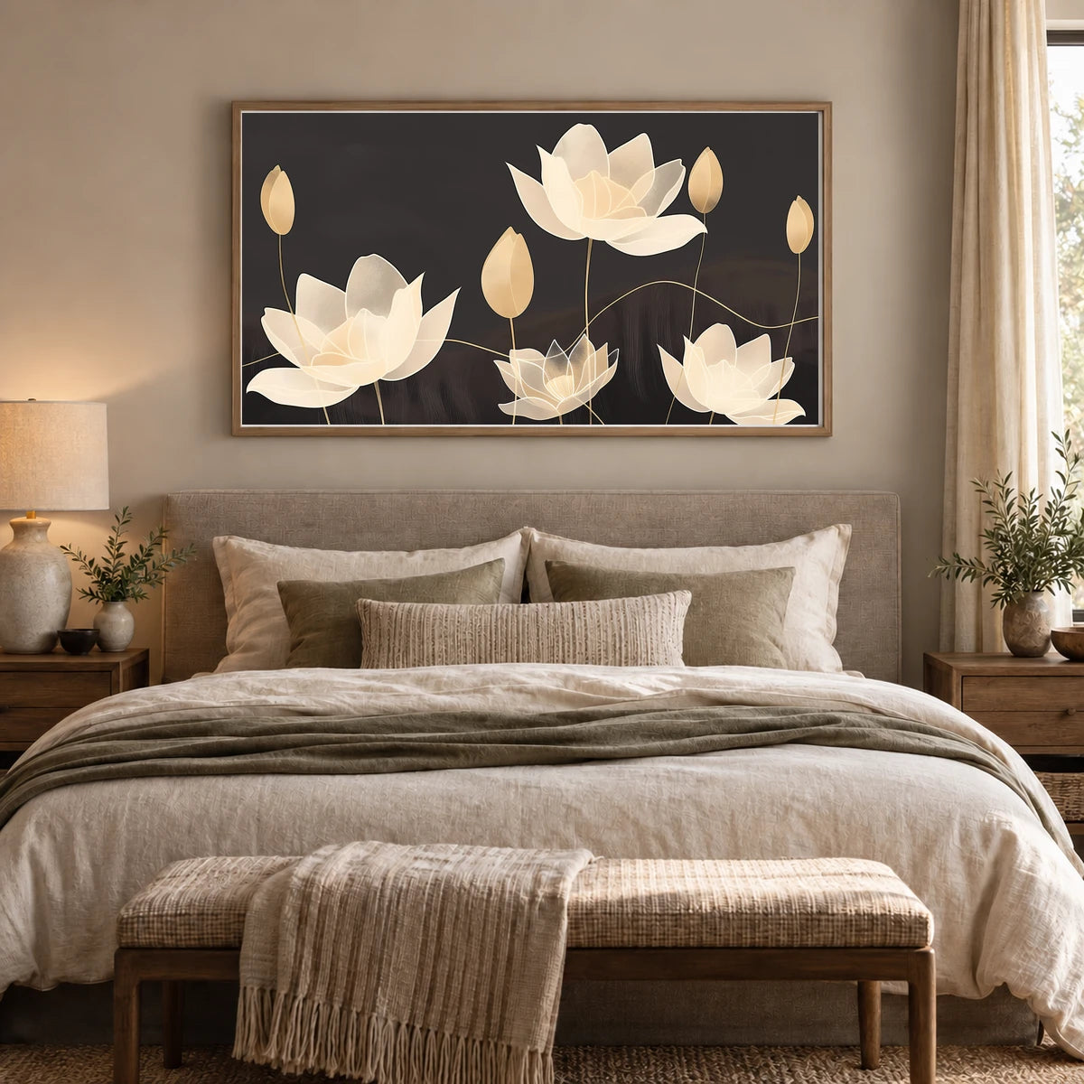 Flower Print CXVII — Flower & Botanical Prints shown in a styled interior