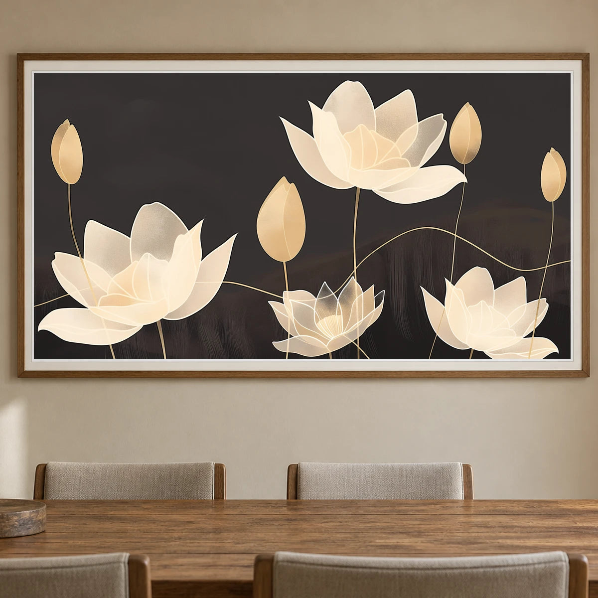 Flower Print CXVII — Flower & Botanical Prints shown in a styled interior
