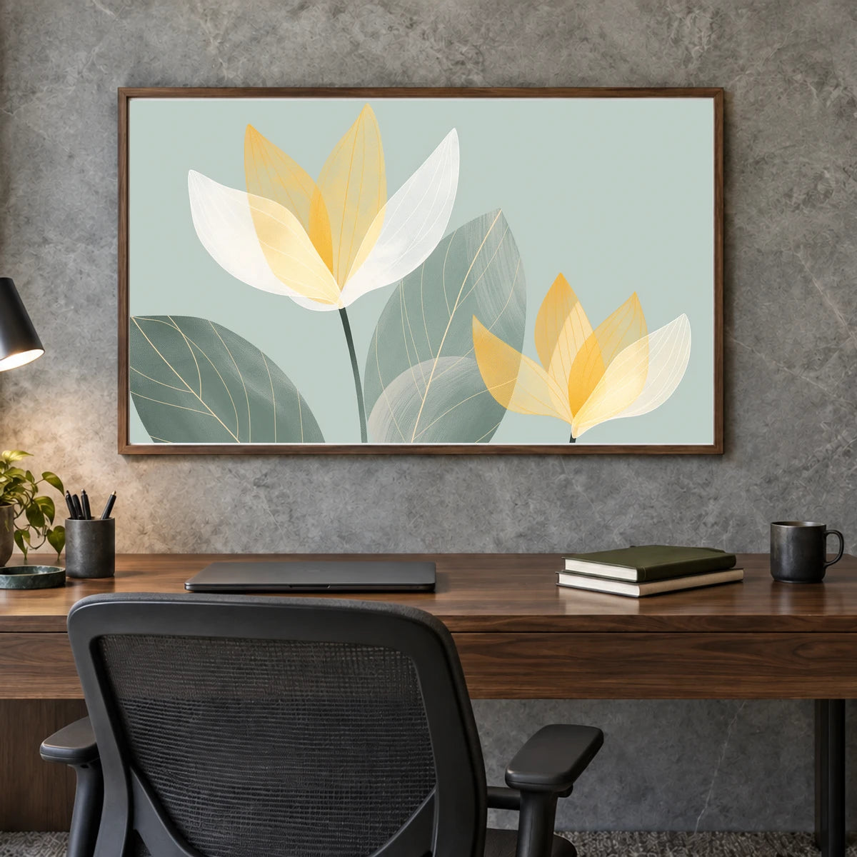 Flower Print CXIX — Flower & Botanical Prints shown in a styled interior
