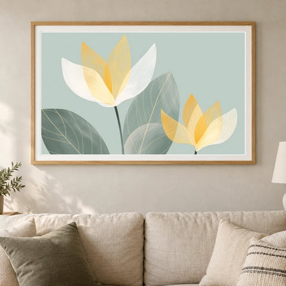 Flower Print CXIX — Flower & Botanical Prints shown in a styled interior