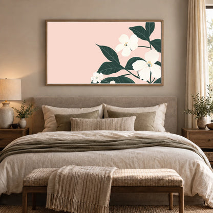 Flower Print CXXI — Flower & Botanical Prints shown in a styled interior