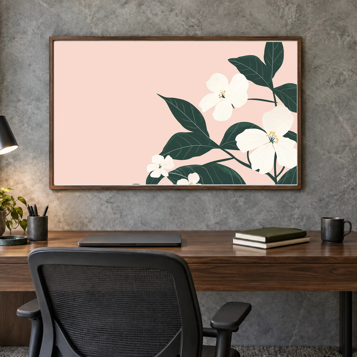Flower Print CXXI — Flower & Botanical Prints shown in a styled interior