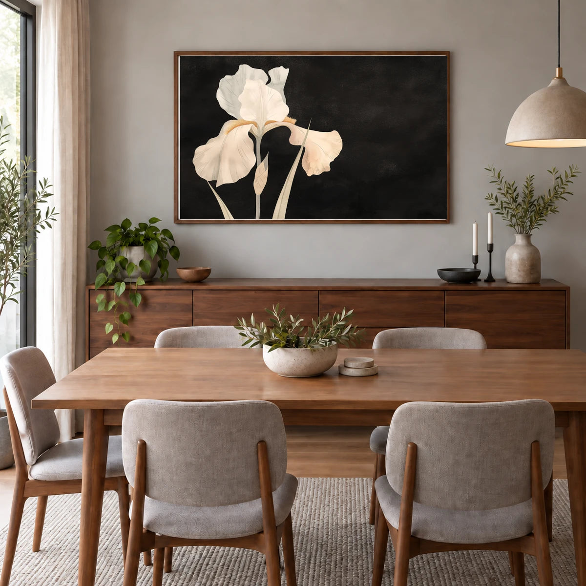 Flower Print CXXX — Flower & Botanical Prints shown in a styled interior