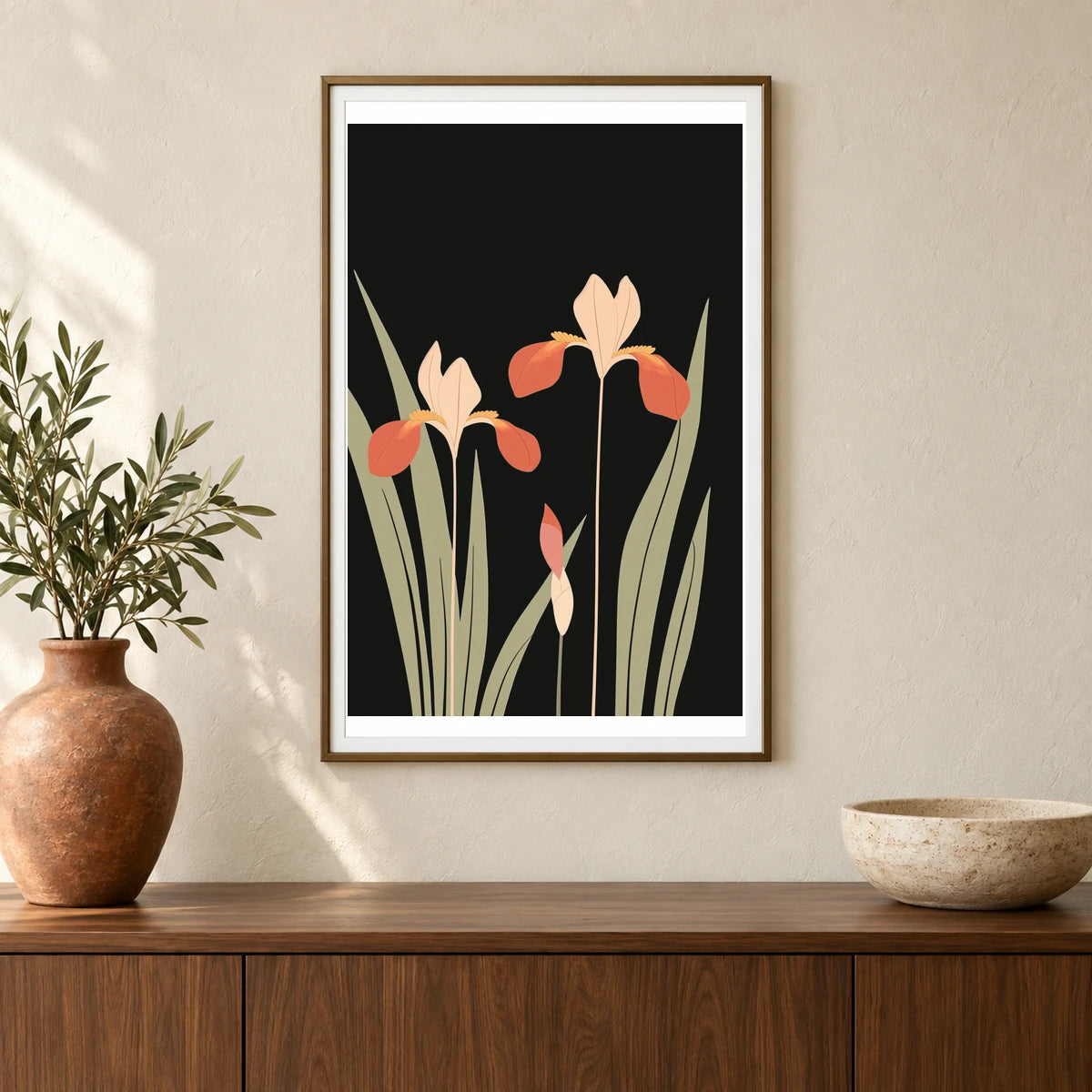 Flower Print CXXXI — Flower & Botanical Prints shown in a styled interior