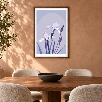 Flower Print CXXXII — Flower & Botanical Prints shown in a styled interior