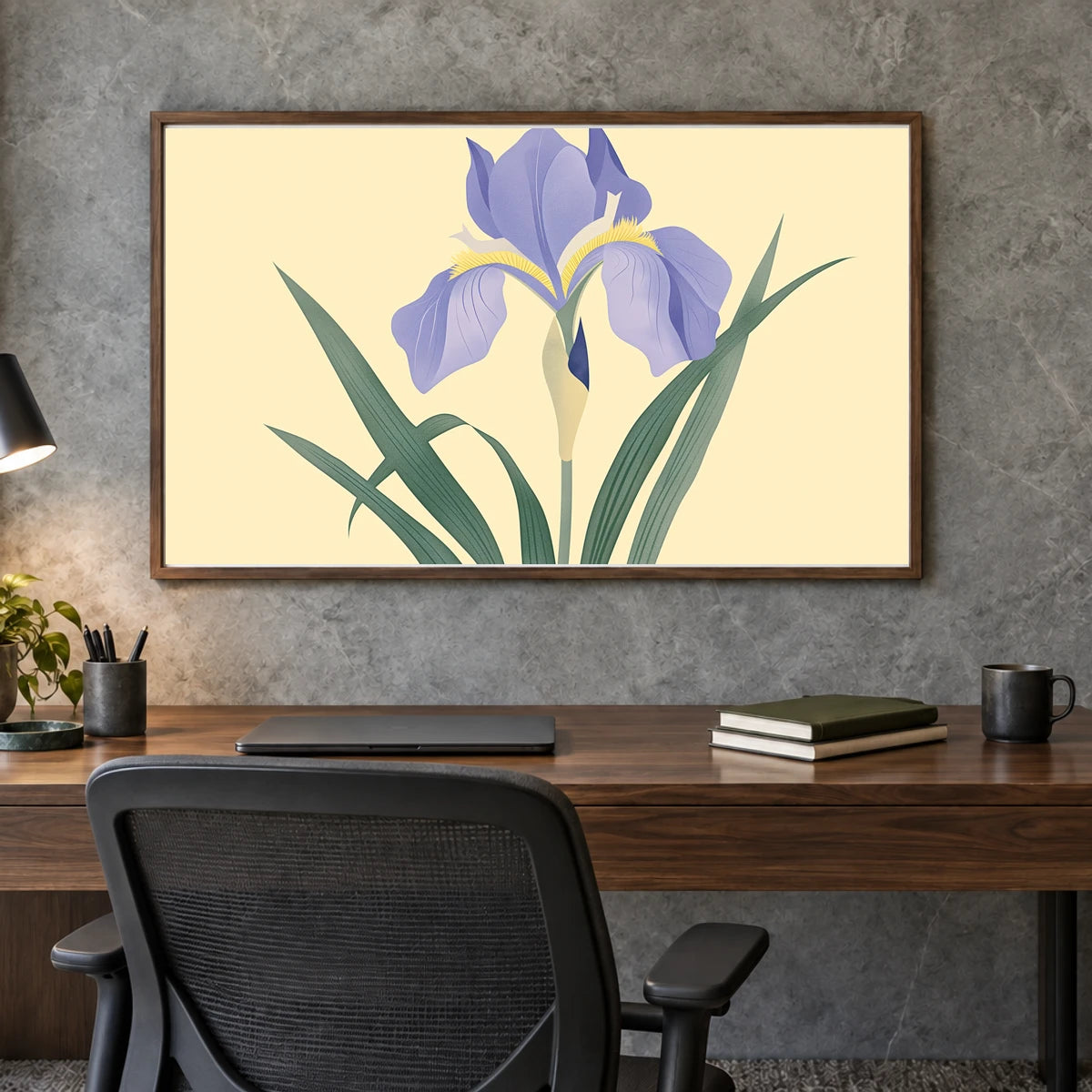 Flower Print CXXXIII — Flower & Botanical Prints shown in a styled interior