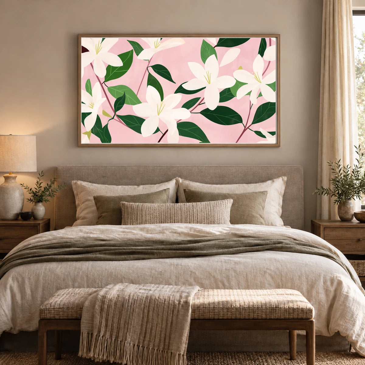 Flower Print CXXXVIII — Flower & Botanical Prints shown in a styled interior