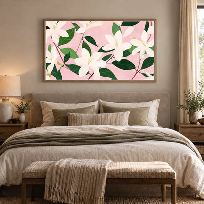 Flower Print CXXXVIII — Flower & Botanical Prints shown in a styled interior