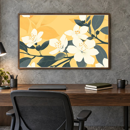 Flower Print CXXXIX — Flower & Botanical Prints shown in a styled interior