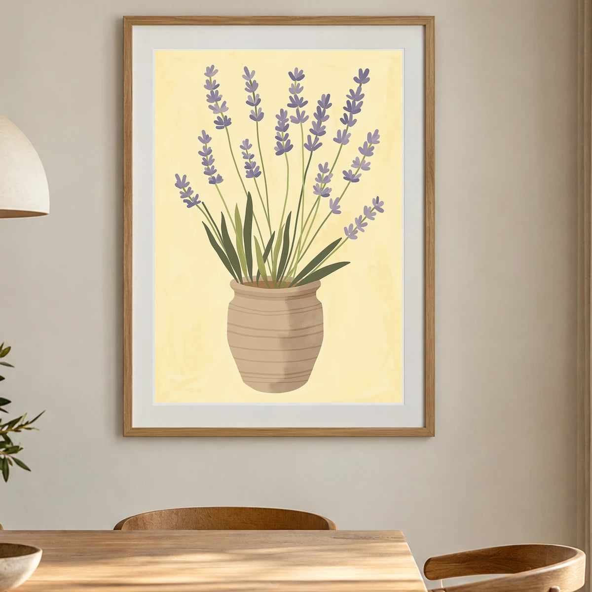 Flower Print CXLI — Flower & Botanical Prints shown in a styled interior