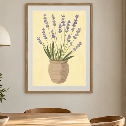 Flower Print CXLI — Flower & Botanical Prints shown in a styled interior