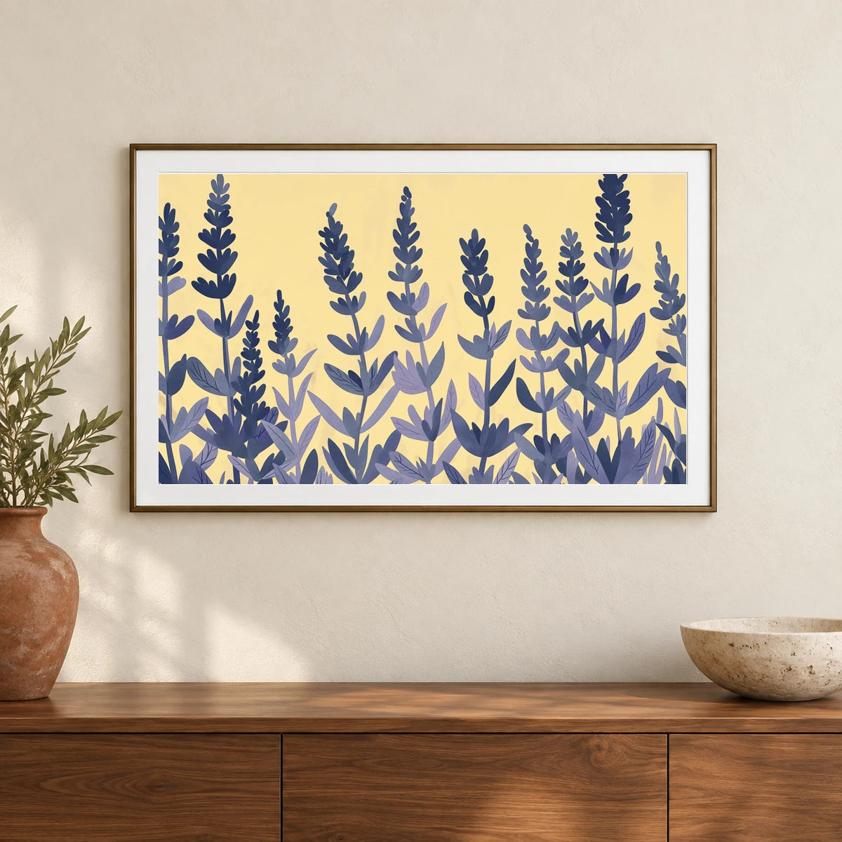 Flower Print CXLII — Flower & Botanical Prints shown in a styled interior