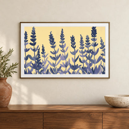 Flower Print CXLII — Flower & Botanical Prints shown in a styled interior