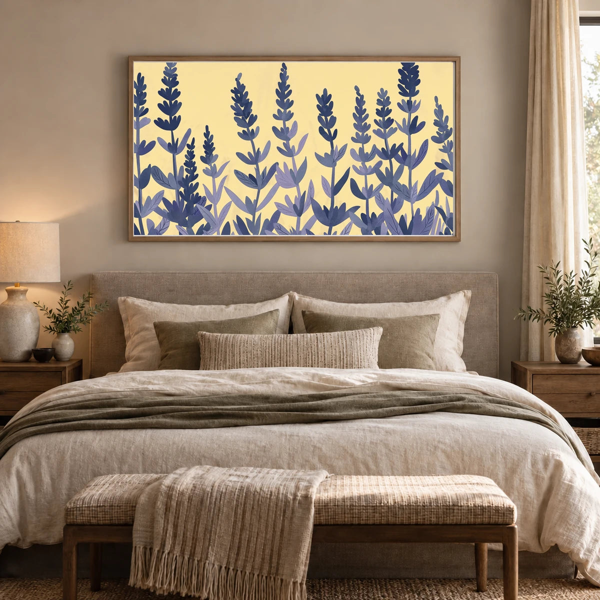Flower Print CXLII — Flower & Botanical Prints shown in a styled interior