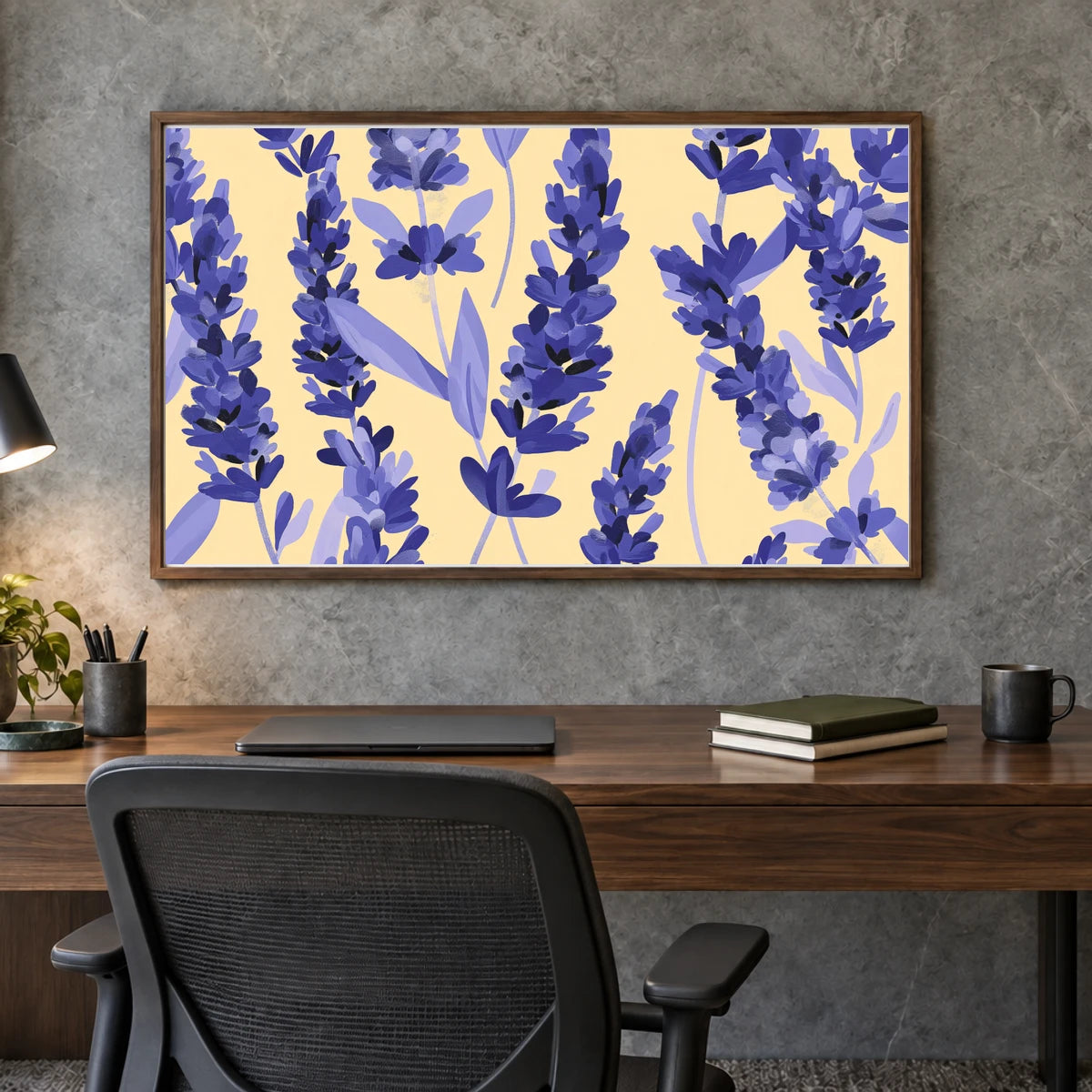 Flower Print CXLIV — Flower & Botanical Prints shown in a styled interior