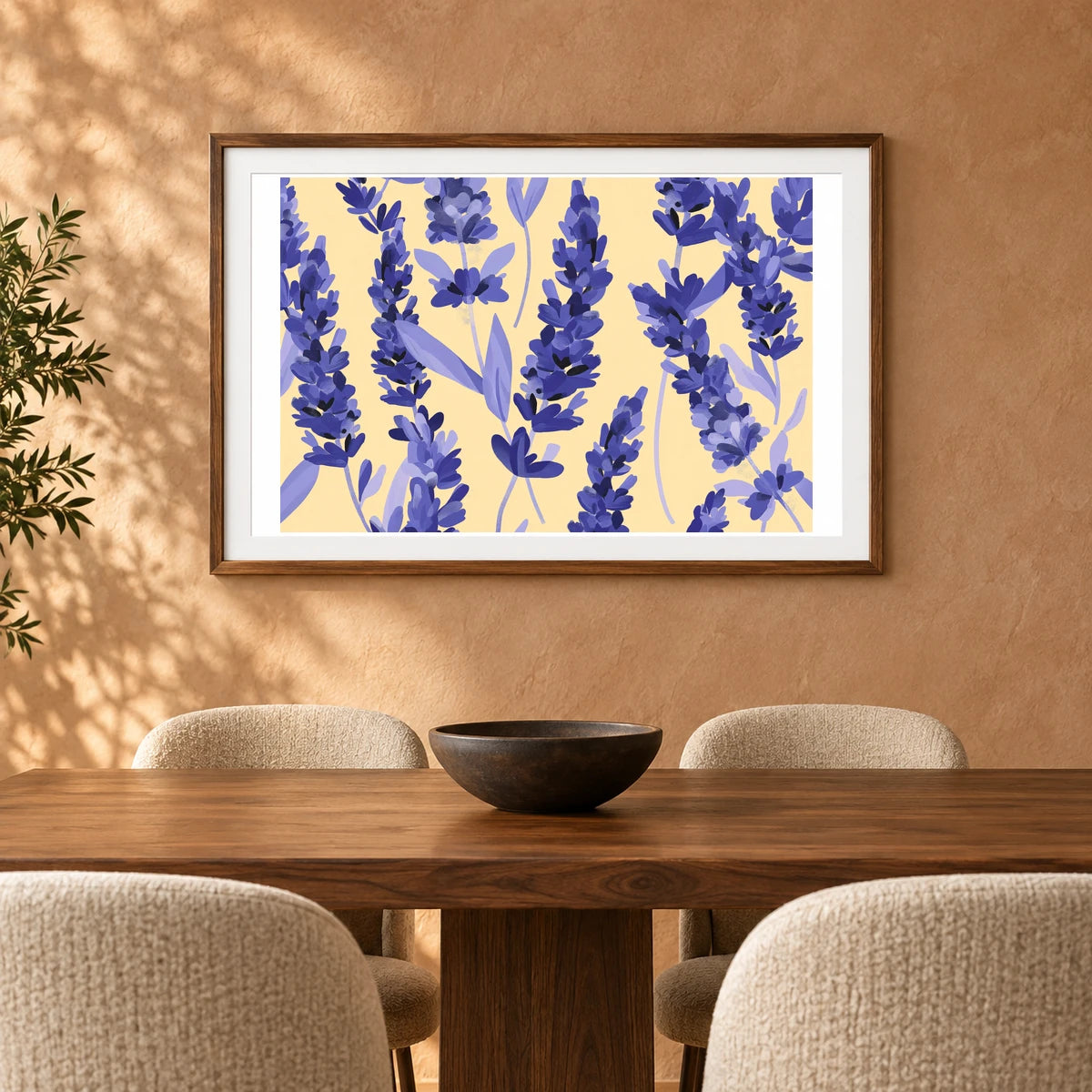 Flower Print CXLIV — Flower & Botanical Prints shown in a styled interior