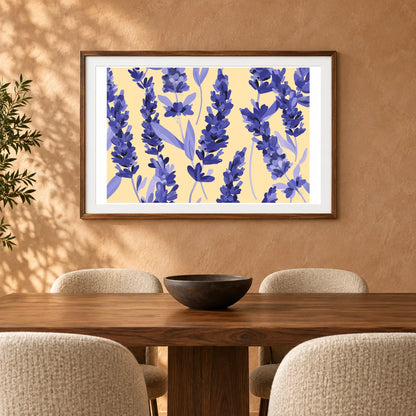 Flower Print CXLIV — Flower & Botanical Prints shown in a styled interior