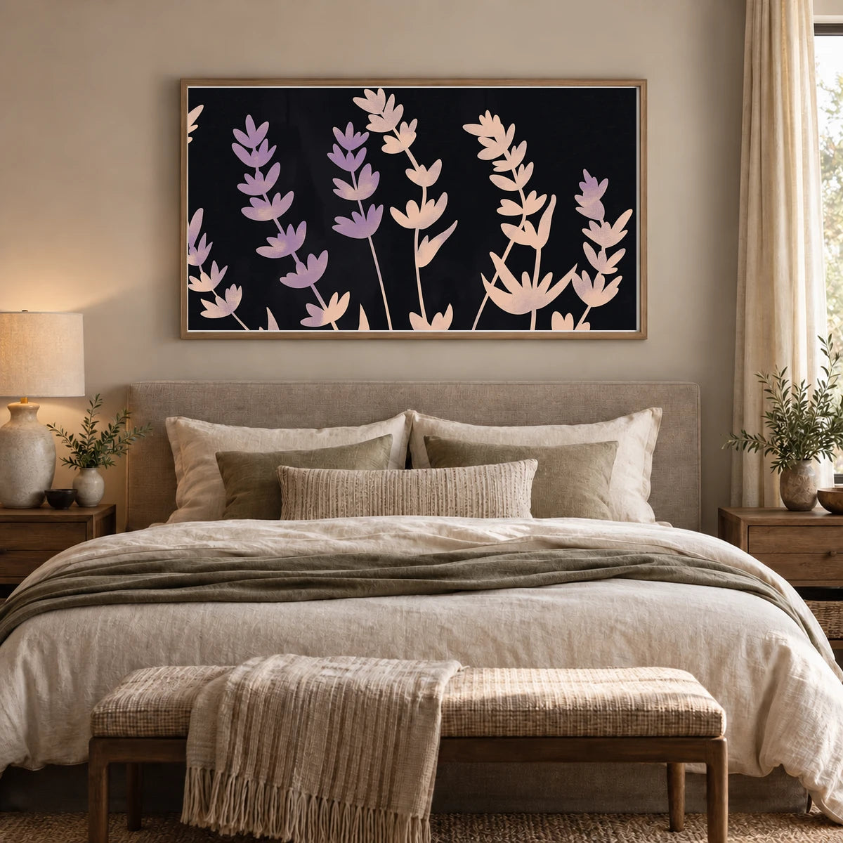 Flower Print CXLVII — Flower & Botanical Prints shown in a styled interior