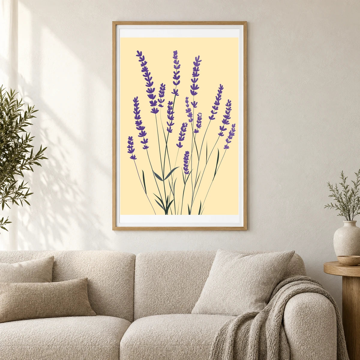 Flower Print CXLVIII — Flower & Botanical Prints shown in a styled interior