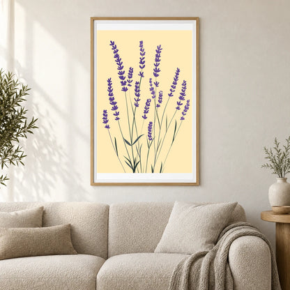 Flower Print CXLVIII — Flower & Botanical Prints shown in a styled interior