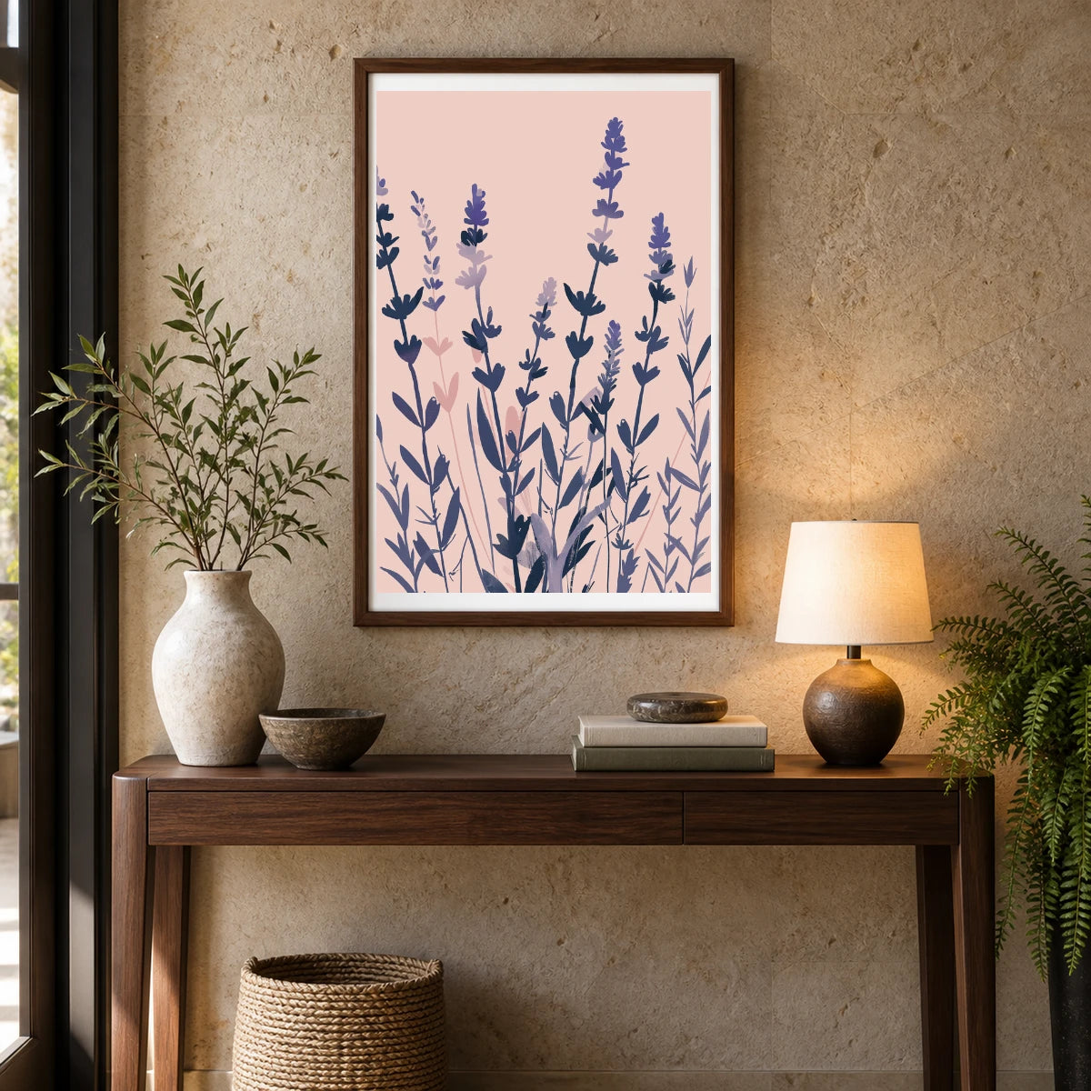 Flower Print CL — Flower & Botanical Prints shown in a styled interior