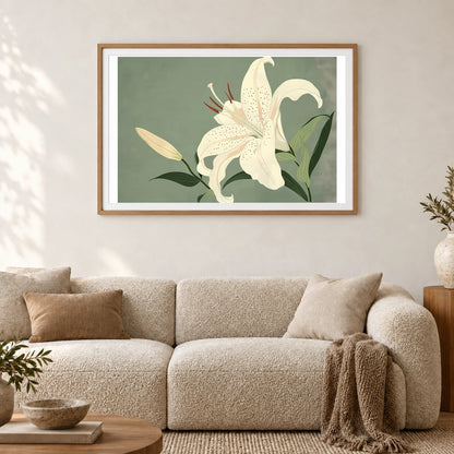 Flower Print CLI — Flower & Botanical Prints shown in a styled interior