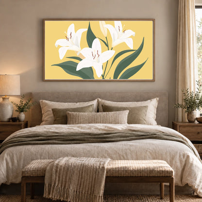 Flower Print CLIV — Flower & Botanical Prints shown in a styled interior