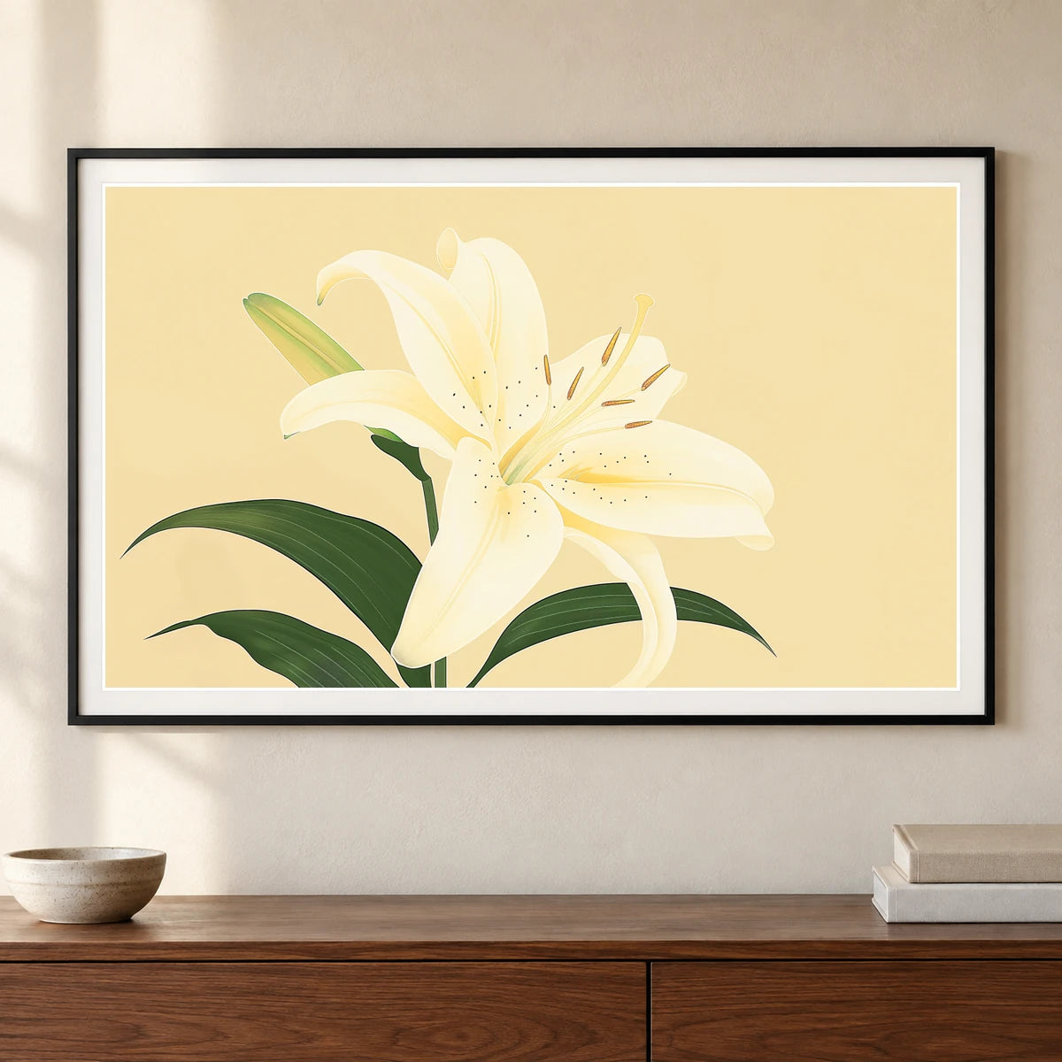 Flower Print CLV — Flower & Botanical Prints shown in a styled interior