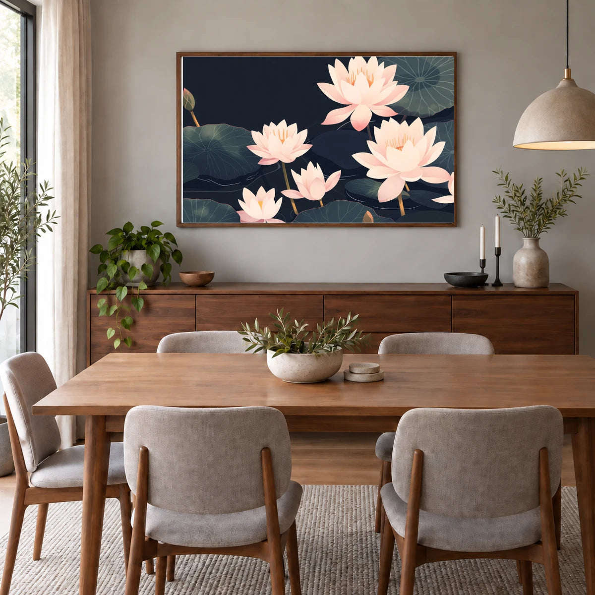 Flower Print CLVIII — Flower & Botanical Prints shown in a styled interior