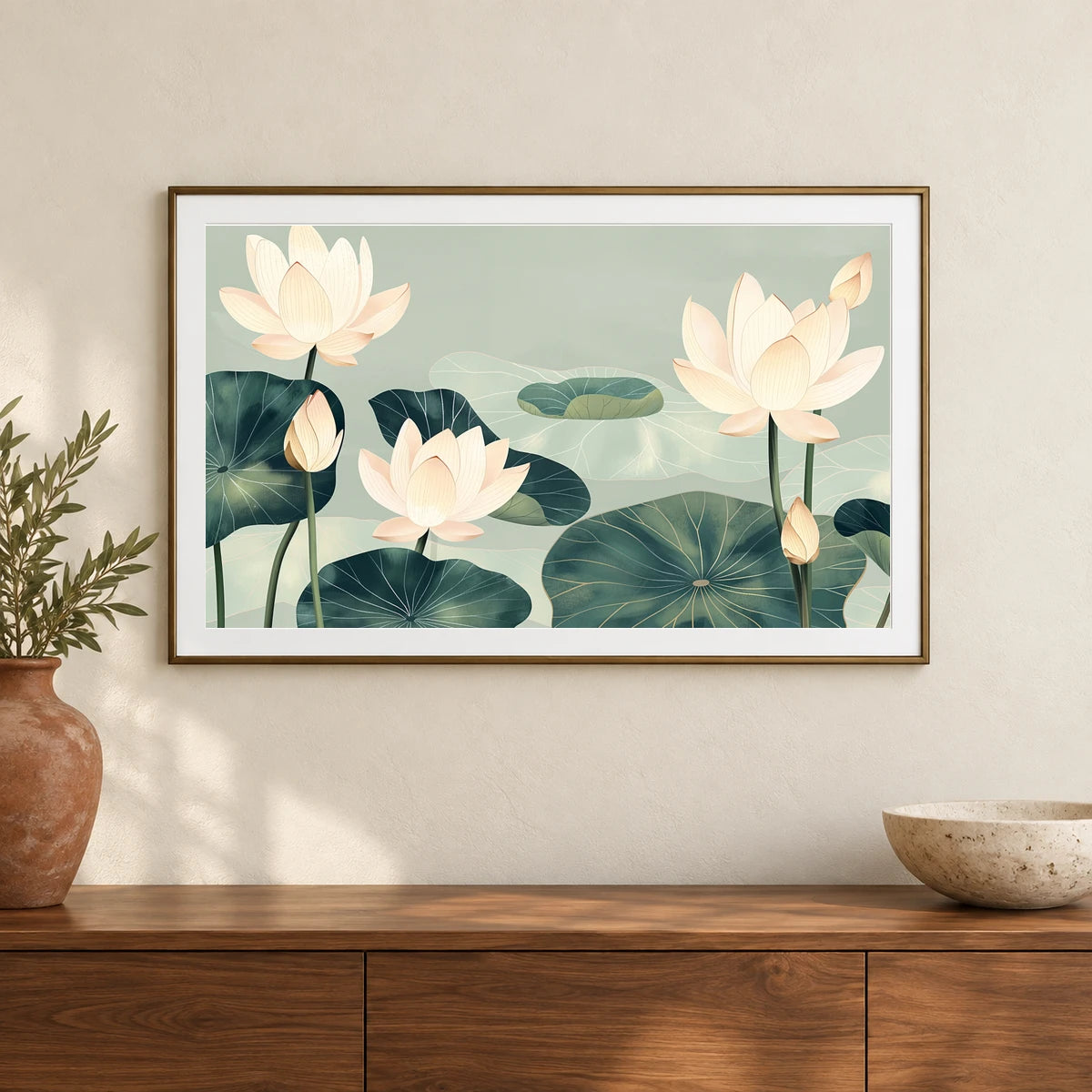 Flower Print CLX — Flower & Botanical Prints shown in a styled interior