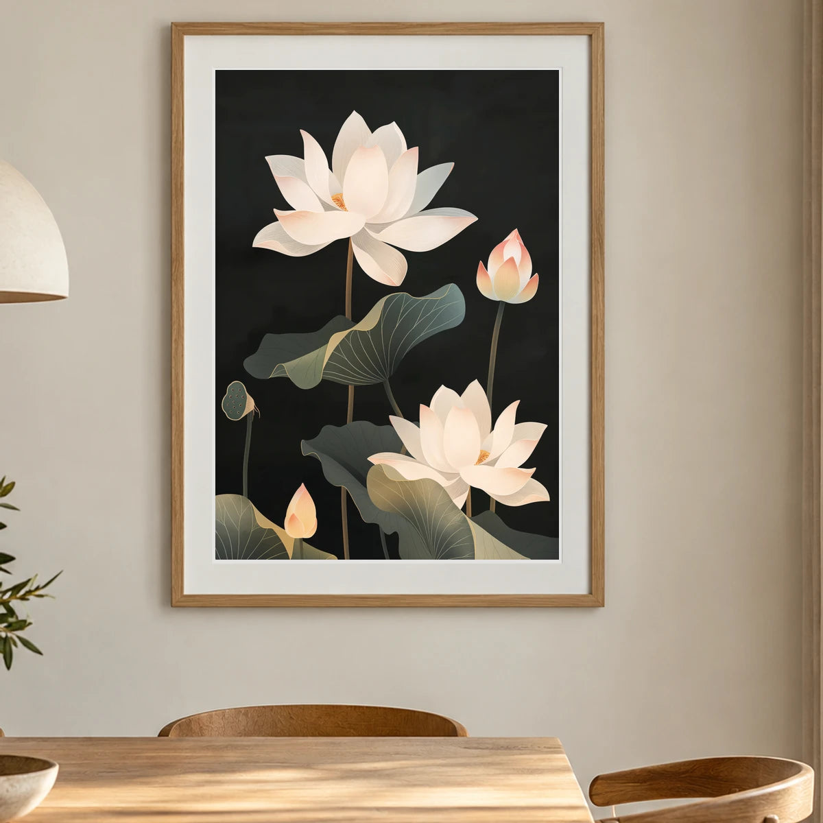 Flower Print CLXII — Flower & Botanical Prints shown in a styled interior