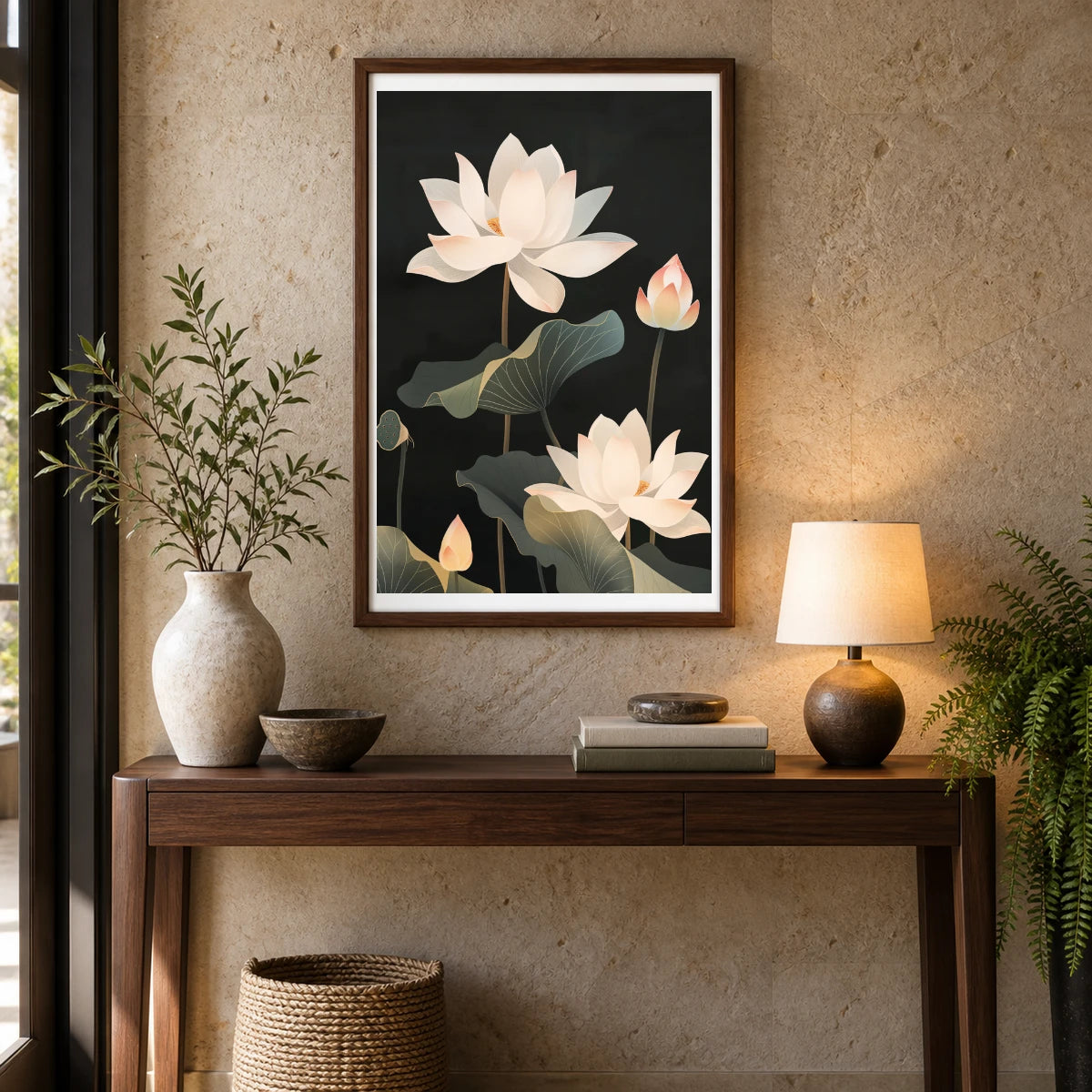 Flower Print CLXII — Flower & Botanical Prints shown in a styled interior