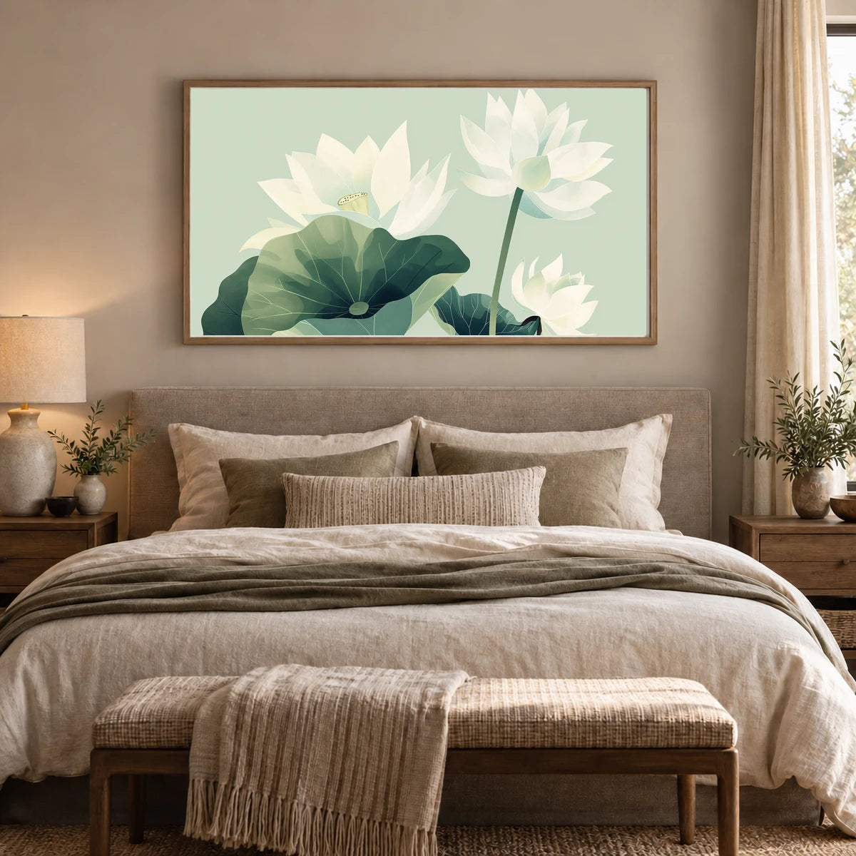 Flower Print CLXIV — Flower & Botanical Prints shown in a styled interior