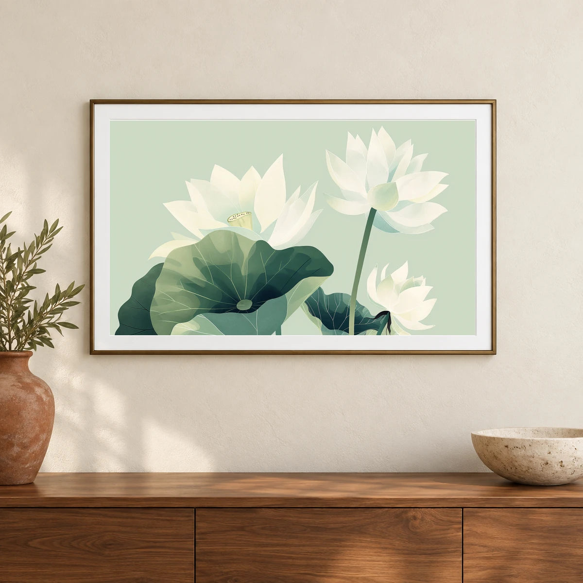 Flower Print CLXIV — Flower & Botanical Prints shown in a styled interior