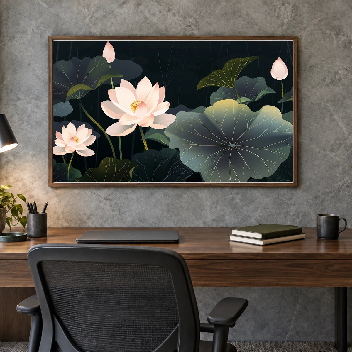 Flower Print CLXV — Flower & Botanical Prints shown in a styled interior