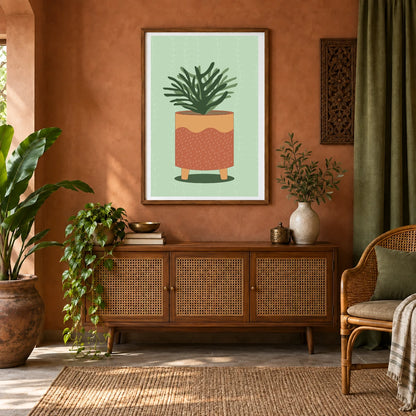 Flower Print CLXVIII — Flower & Botanical Prints shown in a styled interior