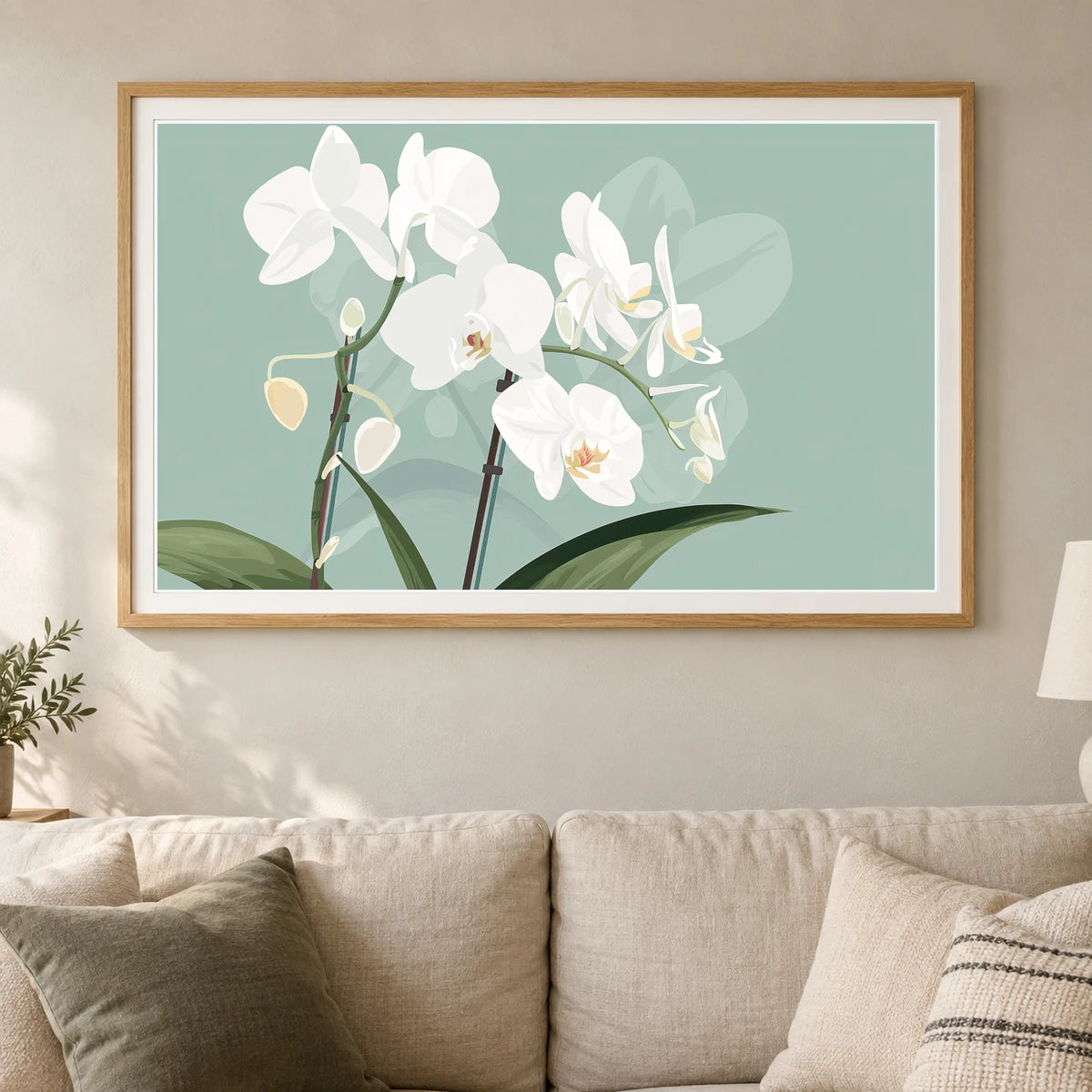 Flower Print CLXXI — Flower & Botanical Prints shown in a styled interior